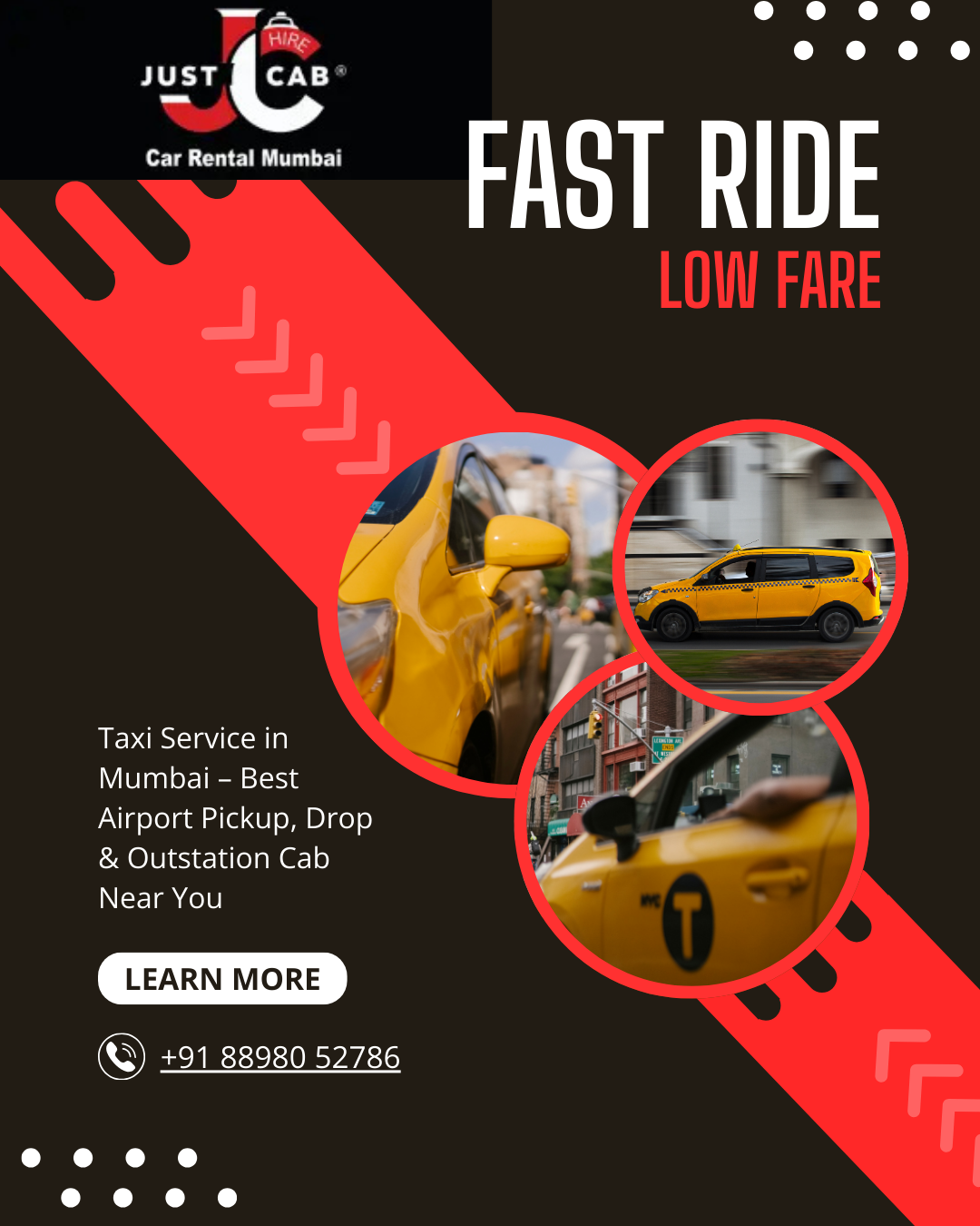 Taxi Service in Mumbai - Best Airport Cab Pickup Drop Just Cab Hire