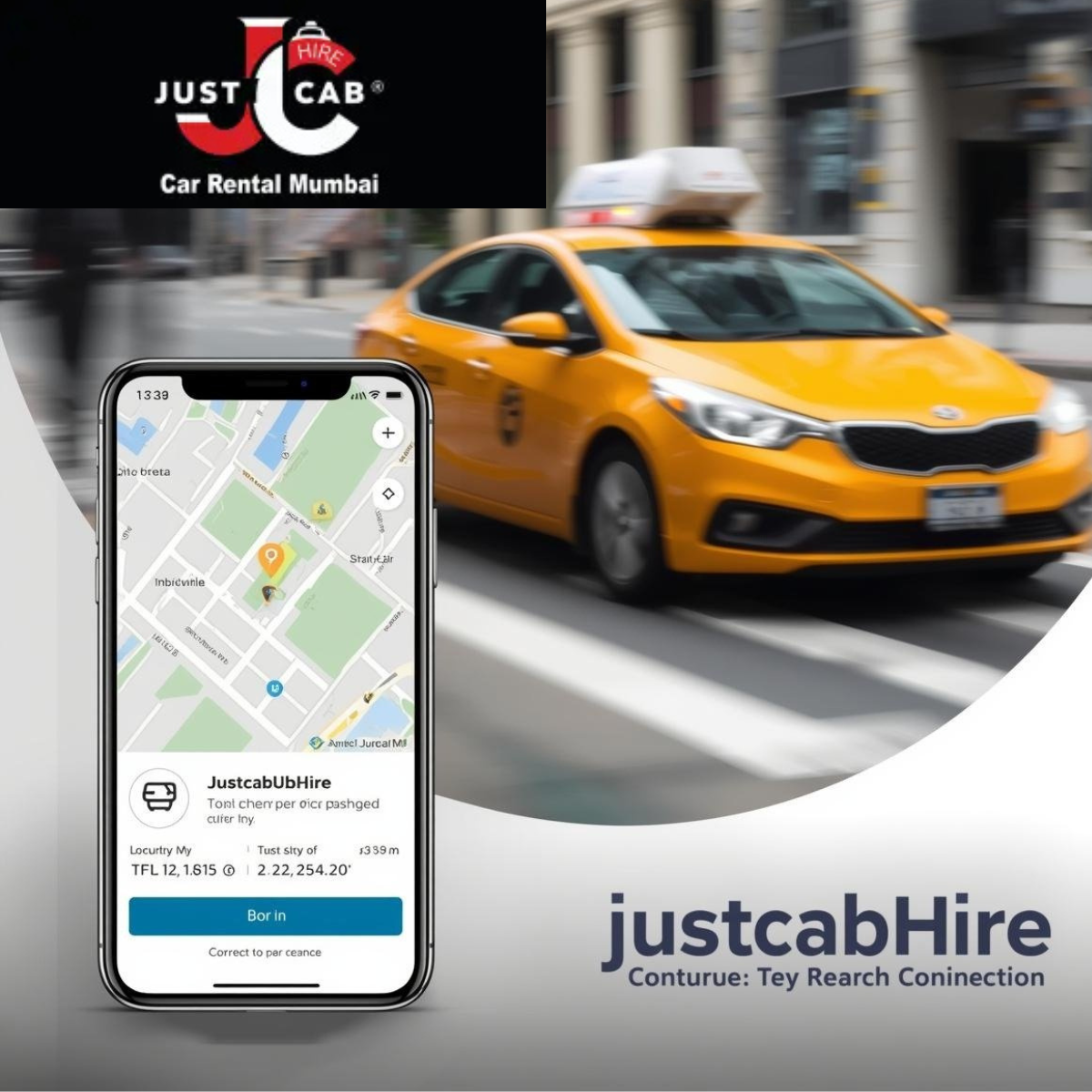Online cab booking using mobile phone