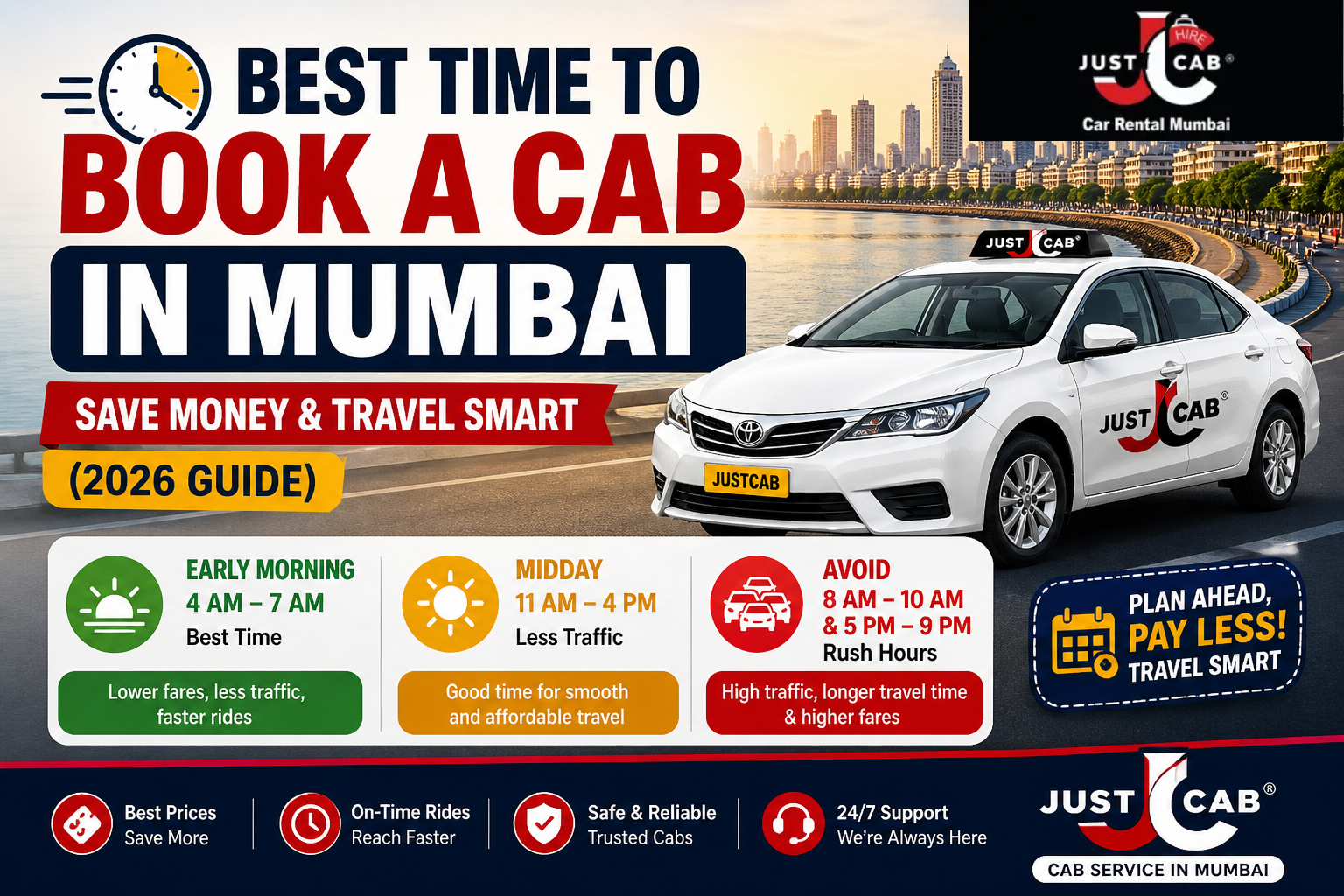 Best time to book cab in Mumbai to save money and avoid traffic
