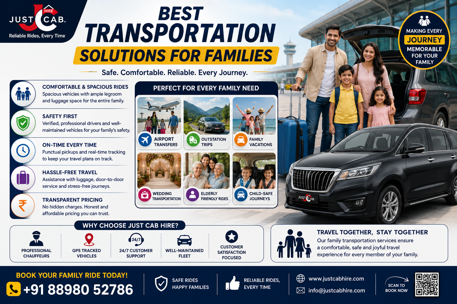 Best Transportation Solutions for Families | Family-Friendly Cab Services