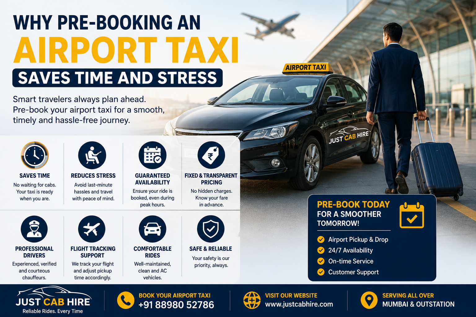 Why Pre-Booking an Airport Taxi Saves Time and Stress  Airport Transfer Guide