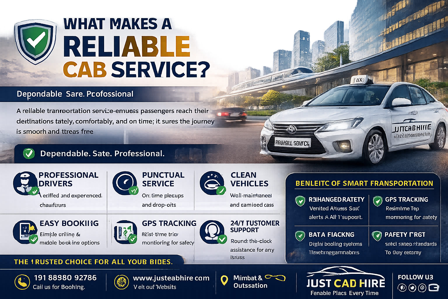 What Makes a Reliable Cab Service?