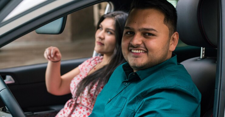 Just Cab Hire cab parked in Lonavala during weekend getaway